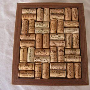 100% handmade 'footed' walnut wood & natural cork trivet